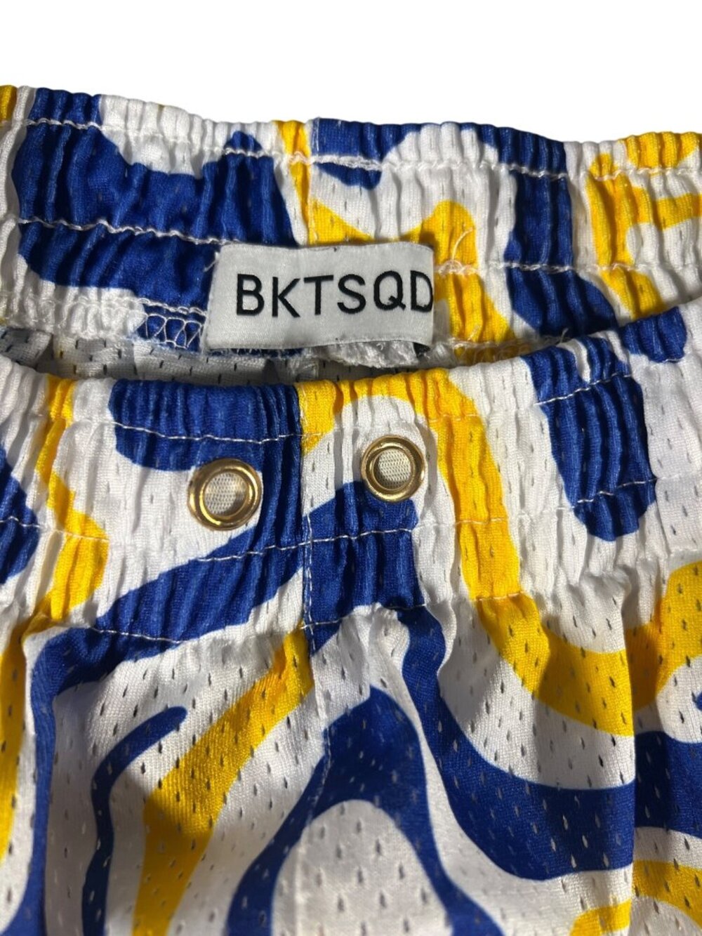 Bucket Squad x NBA Golden State Warriors Wave Mesh Shorts Men's Small - Picture 4 of 6